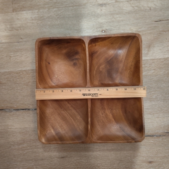 Wooden Quadruple Serving Tray - Picture 11 of 13